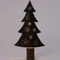 Decoratieboom met 10 LED lampjes warm wit H 41 cm