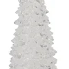 Decoratieboom transparant met verlichting D 8,5 H 21 cm