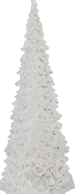Decoratieboom transparant met verlichting D 8,5 H 21 cm
