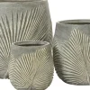 Decoris bloempot Axel grijs D 43 H 43 cm