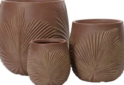 Decoris bloempot Axel paars D 43 H 43 cm