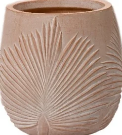 Decoris bloempot Axel terracotta D 43 H 43 cm