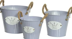 Decoris bloempot Yara paars D 20 H 17 cm