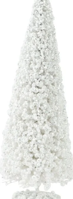 Decoris decoratieboom Foam wit D 15 H 40 cm