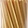Decoris dinerkaarsen goud D 1,3 H 10,5 cm 22 stuks