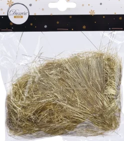 Decoris engelenhaar goud 17,5 x 15 x 5 cm