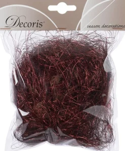Decoris engelenhaar rood 16 x 13 x 2 cm