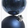 Decoris kerstbal blauw D 6 cm 10 stuks