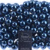 Decoris kerstbal blauw D 2,5 cm 144 stuks