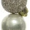 Decoris kerstbal crème D 3 cm 14 stuks