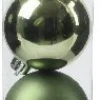 Decoris kerstbal groen D 6 cm 10 stuks