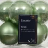 Decoris kerstbal groen D 7 cm 8 stuks