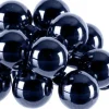 Decoris kerstballen kerststukje blauw D 2,5 cm