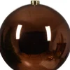 Decoris kerstbal Marilene espresso D 20 H 20 cm