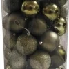 Decoris kerstbal rosemarijn D 4 / 6 / 8 cm 100 stuks