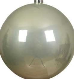 Decoris kerstbal wit D 25 cm
