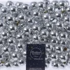 Decoris kerstbal zilver D 2,5 cm 144 stuks