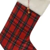 Decoris kersthanger kerstsok rood 28 x 43 x 0,5 cm