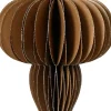 Decoris kersthanger Kertas bruin D 24 H 40 cm