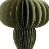 Decoris kersthanger Kertas groen D 12 H 20 cm