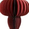 Decoris kersthanger Kertas rood D 12 H 20 cm