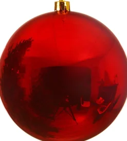 Decoris kersthanger rood D 25 cm