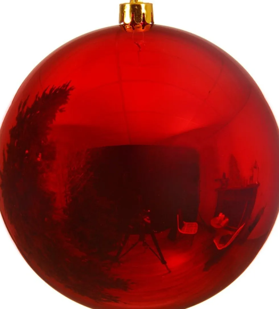 Decoris kersthanger rood D 20 cm