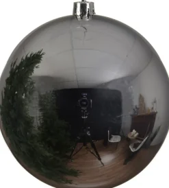 Decoris kersthanger zilver D 25 cm