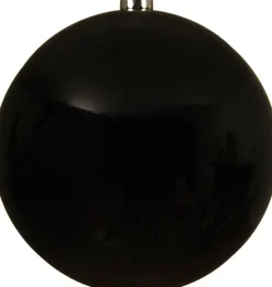 Decoris kersthanger zwart D 20 cm