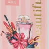 Decoris kerst ornament box boek make-up 47 x 2,7 x 10 cm 4 stuks