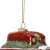 Decoris kerstornament Carl stamppot meerdere kleuren 6 x 3 x 11 cm