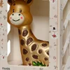 Decoris kerstornament Fancy giraffe bruin 8,5 x 4,2 x 13 cm