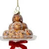 Decoris kerst ornament oliebollen D 8 H 10 cm