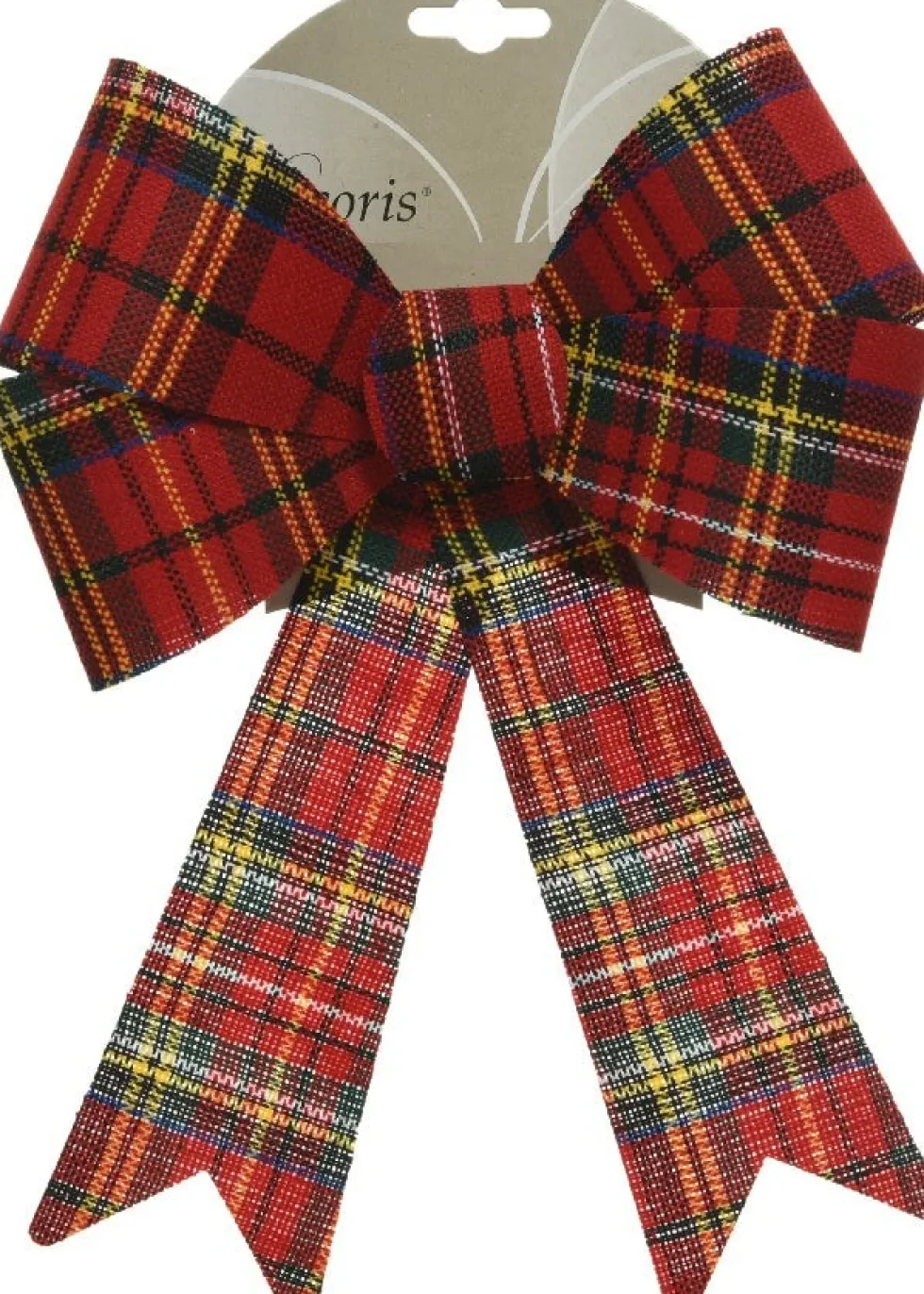 Decoris kerst ornament strik rood 26 x 22 x 2 cm