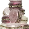 Decoris kerstornament Sweet macaron roze 8 x 8 x 14 cm