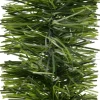 Decoris kerstslinger groen mat 270 cm