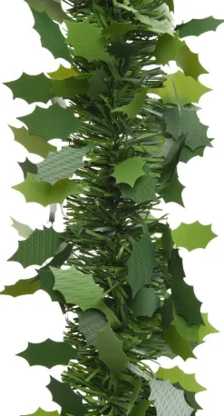 Decoris kerstslinger Lametta groen hulst D 10 H 270 cm