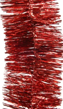 Decoris kerstslinger rood 270 cm