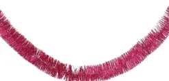 Decoris kerst slinger roze 270 cm