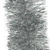 Decoris kerstslinger zilver D 10 H 270 cm