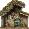 Decoris kerststal mos 23 x 11 x 21 cm