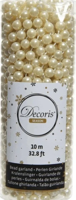 Decoris kralenketting crème Marilene 10 m