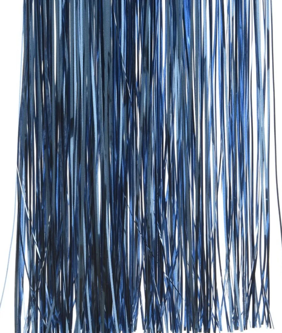 Decoris lametta glans 50 x 40 cm blauw