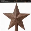 Decoris piek Marilene ster espresso 4,2 x 19 x 19 cm