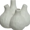 Decoris tulpenvaas wit 13,7 x 13,4 x 12,2 cm