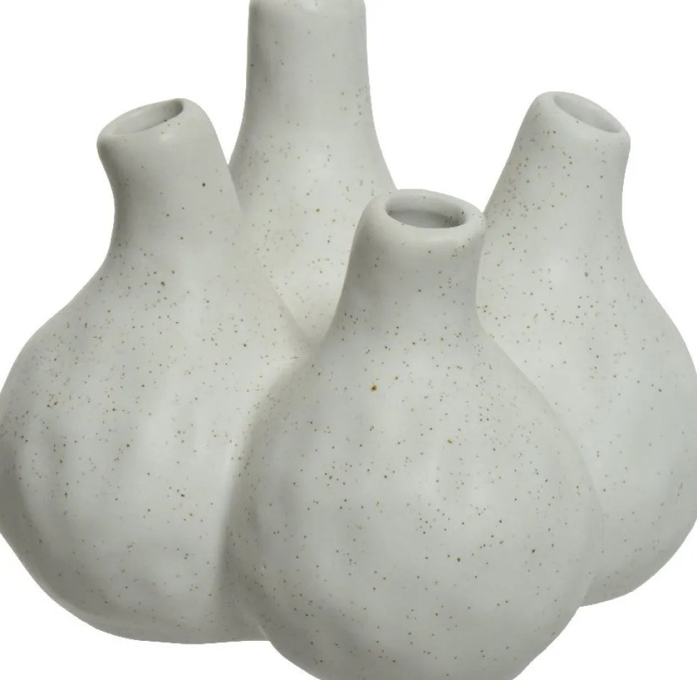 Decoris tulpenvaas wit 13,7 x 13,4 x 12,2 cm