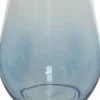 Decoris vaas blauw D 13,6 H 15,1 cm