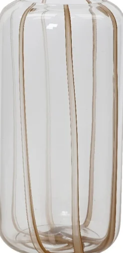 Decoris vaas Cane transparant D 13,5 H 20 cm