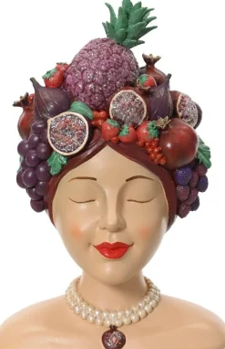 Decoris vaas Dame paars / rood 24 x 19 x 35,5 cm