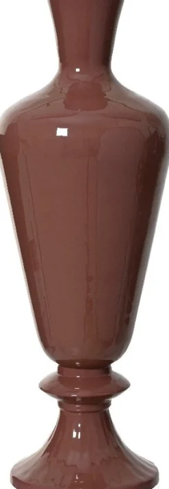 Decoris vaas Eva roze D 30 H 77 cm